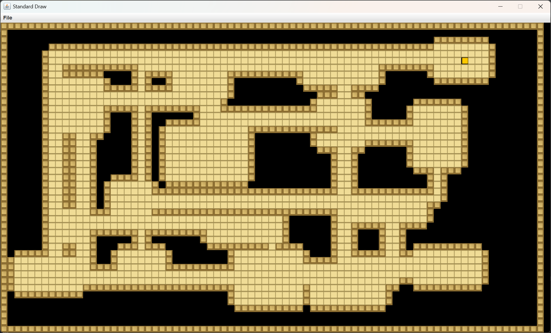 Screenshot of my Java 2D game